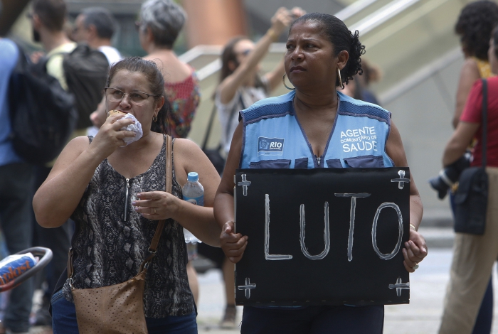 Manifestação da Saúde do Rio de Janeiro