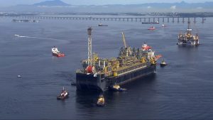 Navio plataforma da Petrobrás